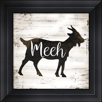 Framed Farmhouse Goat Print