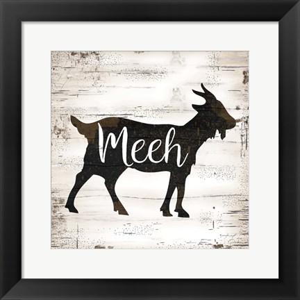 Framed Farmhouse Goat Print