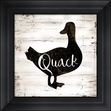 Framed Farmhouse Duck Print
