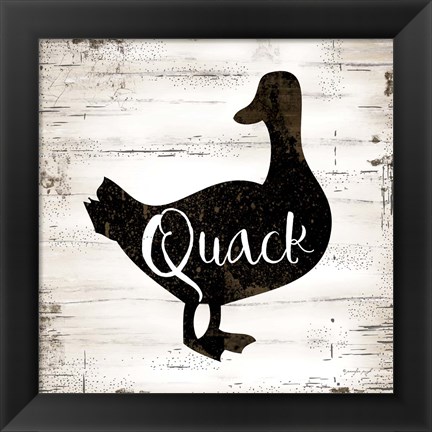 Framed Farmhouse Duck Print