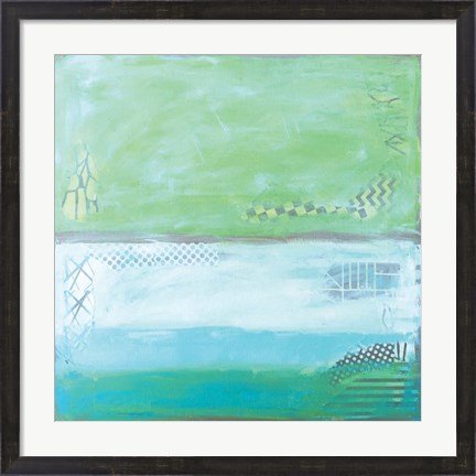 Framed Sea Glass VI Print