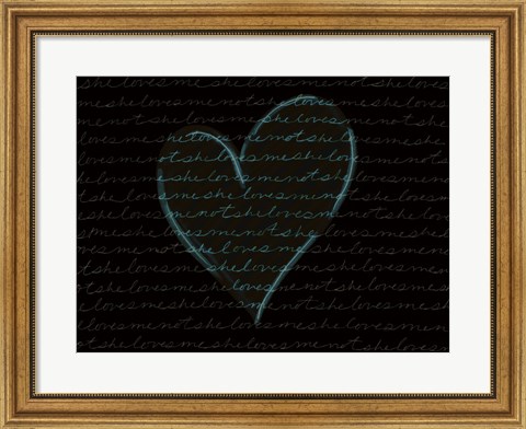 Framed She Loves Me - Blue Print