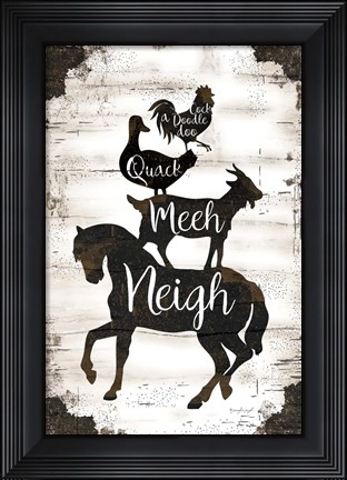 Framed Farmhouse Stack Print