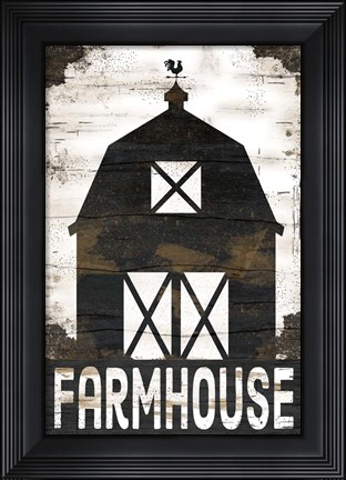 Framed Farmhouse Barn Print