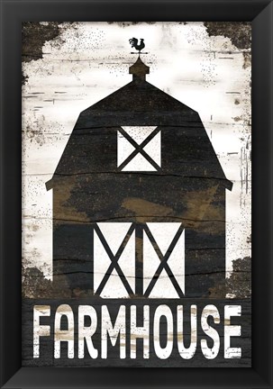 Framed Farmhouse Barn Print