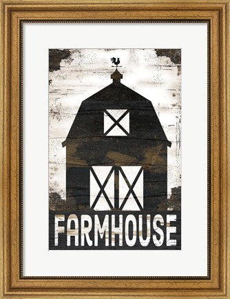 Framed Farmhouse Barn Print