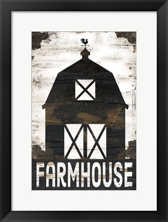 Framed Farmhouse Barn Print