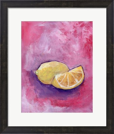 Framed Sour Lemons Print
