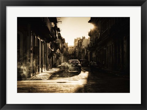 Framed Mystic Morning In Havana Print