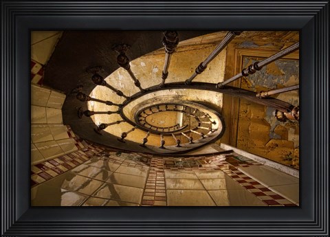 Framed Heinen D&#39;escalier Print