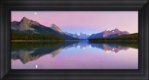 Framed Maligne Lake Print