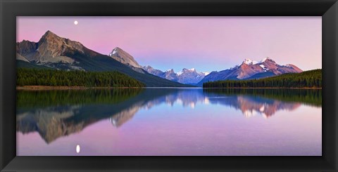 Framed Maligne Lake Print