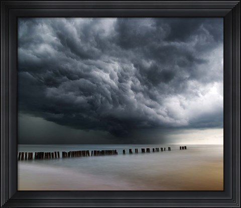 Framed Dark Clouds Print