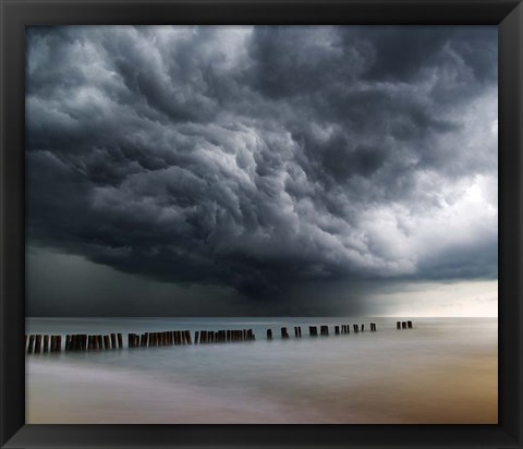 Framed Dark Clouds Print