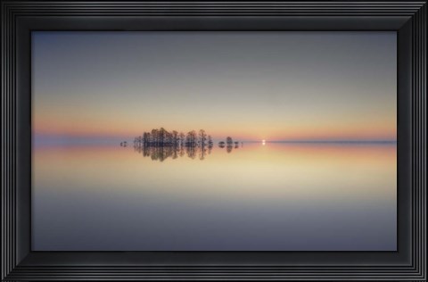 Framed Lake Mattamuskeet Memory Print