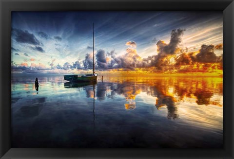 Framed Time For Reflection Print