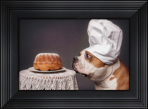 Framed Confectioner And His Masterpiece Print