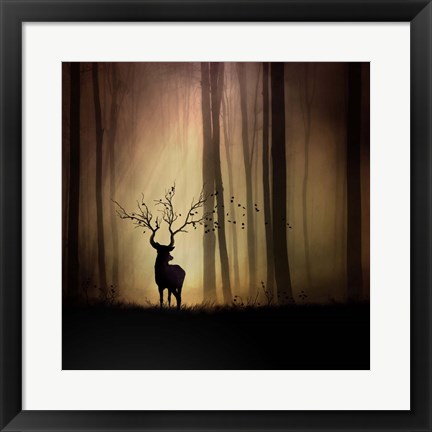 Framed Legendes D&#39;automne Print