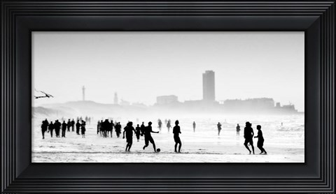 Framed When The Sun Encounters The Mist Print