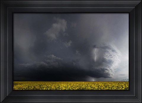 Framed Gewitterfront Print