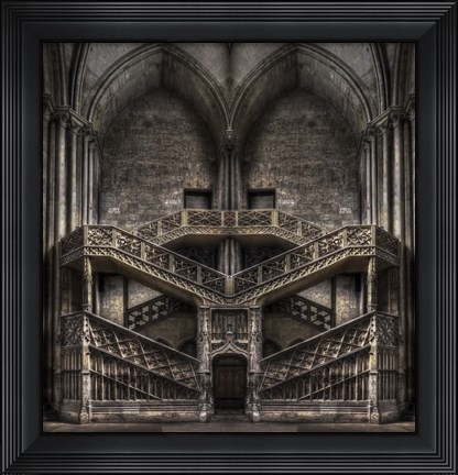 Framed Tribute To Escher Print