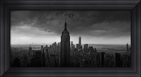 Framed New York Rockefeller View Print