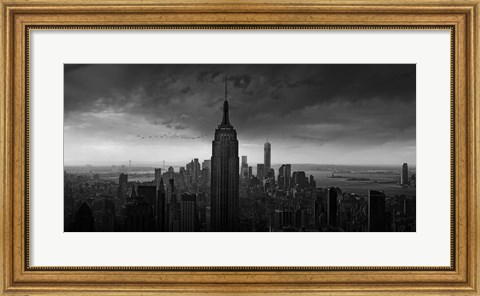 Framed New York Rockefeller View Print