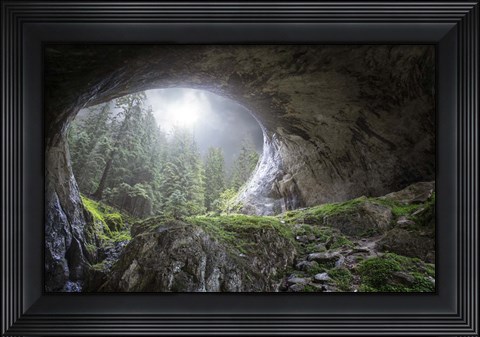 Framed Peek To Heaven Print