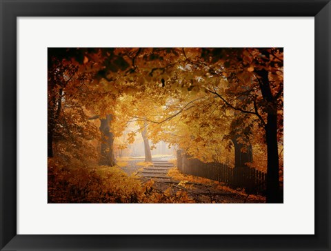 Framed Turn To Fall Print