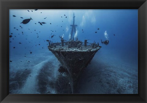 Framed Hai Siang Wreck Print