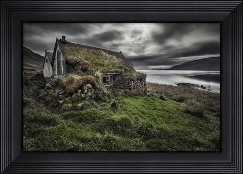 Framed Turf And Stones Print