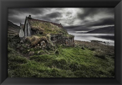 Framed Turf And Stones Print