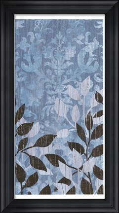 Framed Garden Damask I Print