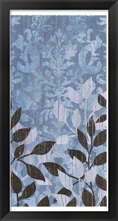 Framed Garden Damask I Print