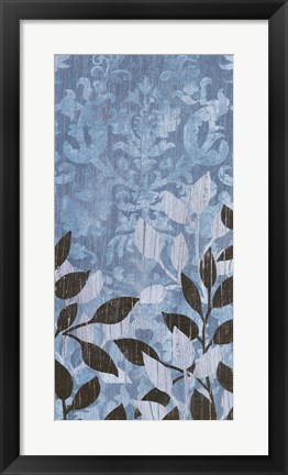 Framed Garden Damask I Print