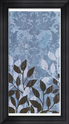 Framed Garden Damask II Print