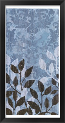 Framed Garden Damask II Print