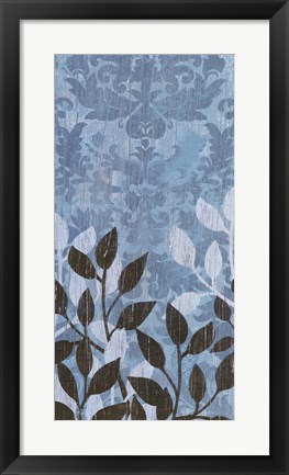 Framed Garden Damask II Print