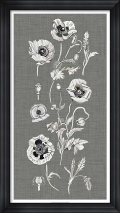 Framed Poppy Array II Print