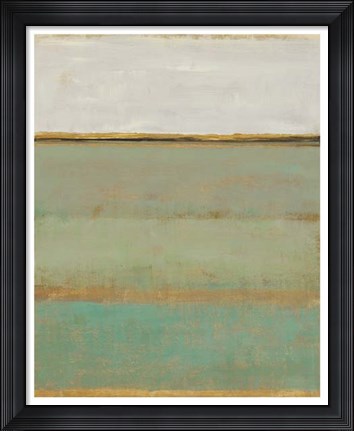 Framed Verdant Field II Print