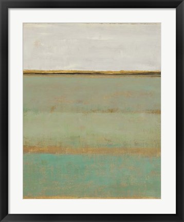 Framed Verdant Field II Print