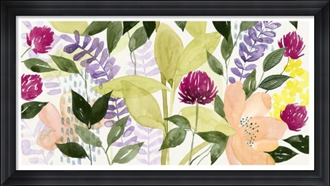 Framed Vivid Blooming II Print