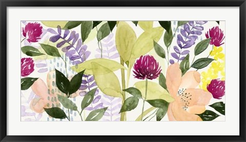 Framed Vivid Blooming II Print