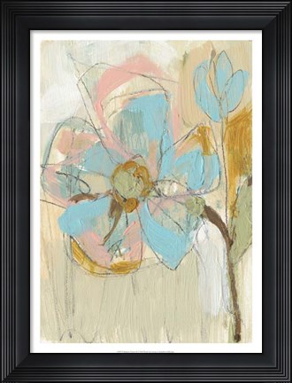 Framed Impasto Flower II Print