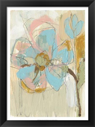 Framed Impasto Flower II Print