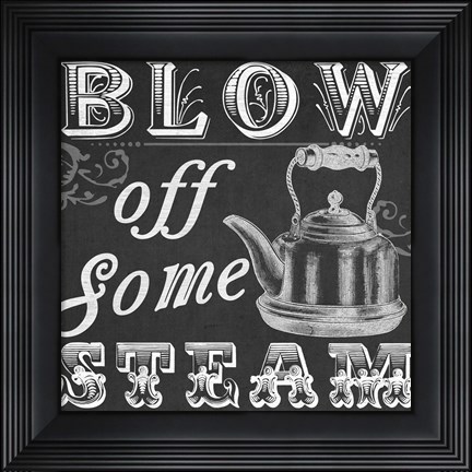 Framed Kitchen Sass I Print
