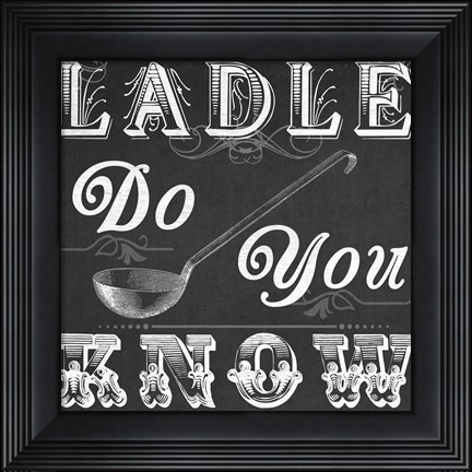 Framed Kitchen Sass IV Print