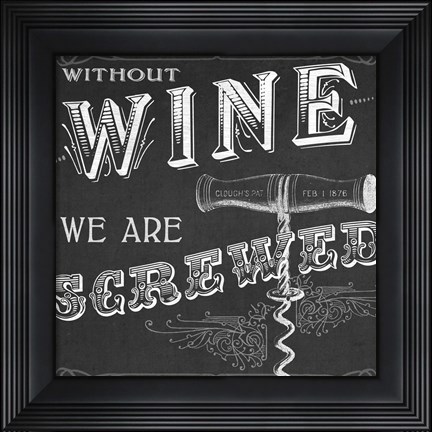 Framed Kitchen Sass V Print