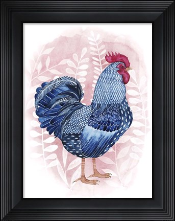 Framed Lyrical Crow I Print