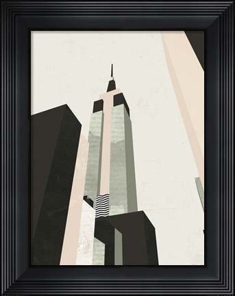 Framed Graphic New York I Print